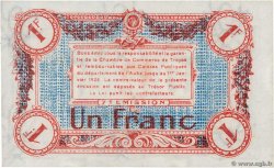1 Franc FRANCE regionalismo y varios Troyes 1918 JP.124.14 FDC