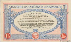 1 Franc FRANCE Regionalismus und verschiedenen Marseille 1917 JP.079.70 VZ+