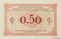 50 Centimes FRANCE regionalismo e varie Paris 1920 JP.097.10 q.FDC