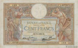 100 Francs LUC OLIVIER MERSON type modifié FRANCIA  1939 F.25.45