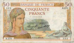 50 Francs CÉRÈS FRANCE  1935 F.17.04