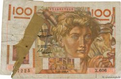 100 Francs JEUNE PAYSAN FRANCE  1954 F.28.43a P