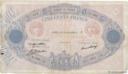 500 Francs BLEU ET ROSE FRANCIA  1930 F.30.33 RC+