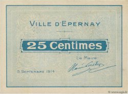 25 Centimes FRANCE regionalism and miscellaneous Boult-Sur-Suippe 1914 JP.51-14