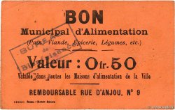 50 Centimes FRANCE Regionalismus und verschiedenen Reims 1914 JP.51-27