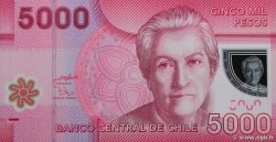 5000 Pesos CHILE  2009 P.163a