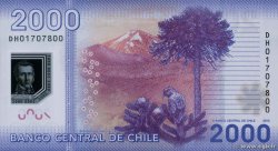 2000 Pesos CILE  2013 P.162c FDC