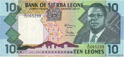 10 Leones SIERRA LEONE  1988 P.15 NEUF