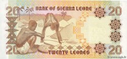 20 Leones SIERRA LEONE  1984 P.14b q.FDC