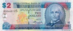 2 Dollars BARBADOS  2007 P.66a
