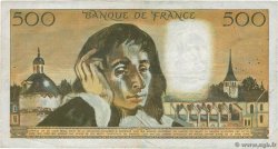 500 Francs PASCAL FRANKREICH  1969 F.71.04 fSS