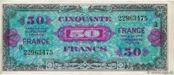 50 Francs FRANCE FRANKREICH  1945 VF.24.03 fST+