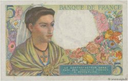 5 Francs BERGER FRANCE  1943 F.05.03 VF
