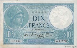 10 Francs MINERVE modifié FRANCE  1939 F.07.10 VF