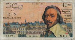 10 Nouveaux Francs RICHELIEU FRANCE  1961 F.57.15