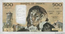 500 Francs PASCAL FRANCE  1980 F.71.22 F+
