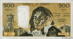 500 Francs PASCAL FRANKREICH  1969 F.71.04
