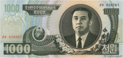 1000 Won COREA DEL NORD  2006 P.45b