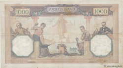 1000 Francs CÉRÈS ET MERCURE FRANCE  1927 F.37.01 pr.TTB