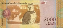 2000 Bolivares VENEZUELA  2016 P.096a FDC