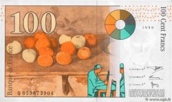 100 Francs CÉZANNE FRANCIA  1998 F.74.02 EBC