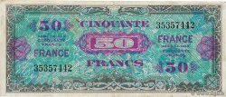 50 Francs FRANCE FRANKREICH  1945 VF.24.01 fSS