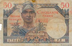 50 Francs TRÉSOR FRANÇAIS FRANKREICH  1947 VF.31.02