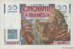 50 Francs LE VERRIER FRANCE  1949 F.20.12 TTB+