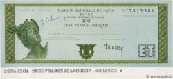 100 Francs FRENCH WEST AFRICA (1895-1958) Abidjan 1975 DOC.Chèque