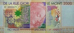 2000 (Lires) Test Note INGHILTERRA  2000  FDC