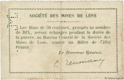 50 Centimes FRANCE regionalismo e varie Lens 1914 JP.62-0803 BB
