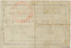 1 Franc FRANCE regionalism and miscellaneous Pelves 1915 JP.62-1114 VF