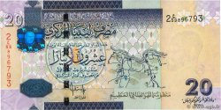 20 Dinars LIBYEN  2009 P.74