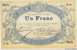 1 Franc Non émis FRANCE regionalism and various Lille 1870 JER.59.40A