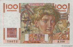 100 Francs JEUNE PAYSAN FRANKREICH  1946 F.28.09 fST