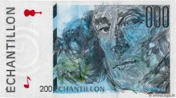 200 Francs EIFFEL, type Ravel Échantillon FRANCE regionalismo y varios  1992  FDC