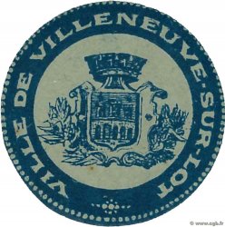 10 Centimes FRANCE regionalismo y varios Villeneuve-Sur-Lot 1917 JP.47-272