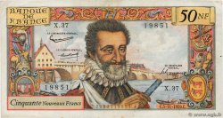 50 Nouveaux Francs HENRI IV FRANCE  1959 F.58.04 F+