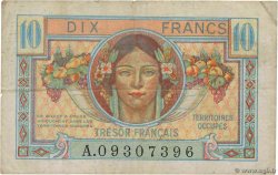 10 Francs TRÉSOR FRANÇAIS FRANCIA  1947 VF.30.01 BC+