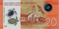 20 Cordobas NICARAGUA  2014 P.210a FDC