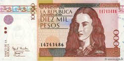 10000 Pesos COLOMBIA  2004 P.453g FDC