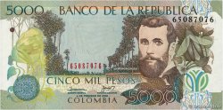 5000 Pesos COLOMBIA  2006 P.452g FDC