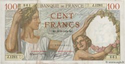 100 Francs SULLY FRANKREICH  1939 F.26.07