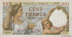 100 Francs SULLY FRANKREICH  1941 F.26.61 fSS