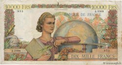 10000 Francs GÉNIE FRANÇAIS FRANKREICH  1952 F.50.57