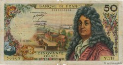 50 Francs RACINE FRANCIA  1967 F.64.10 q.B