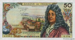 50 Francs RACINE FRANCIA  1971 F.64.18 MBC+
