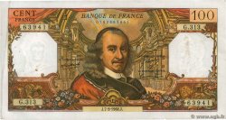 100 Francs CORNEILLE FRANCIA  1968 F.65.21 BC+