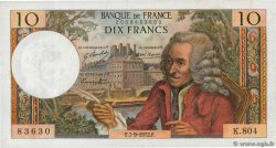 10 Francs VOLTAIRE FRANCIA  1972 F.62.58 q.SPL
