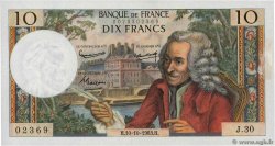 10 Francs VOLTAIRE FRANKREICH  1963 F.62.04